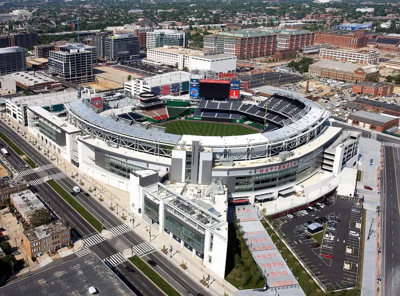 Navy Yard shopping district in Washington
